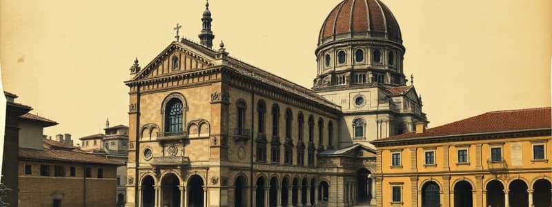 Renacimiento Italiano: Arquitectura y Tradición