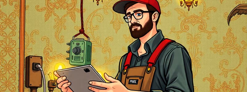 Electrician's Daily Tasks and Challenges