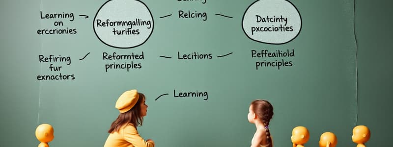 Learning Theories and Principles of Learning