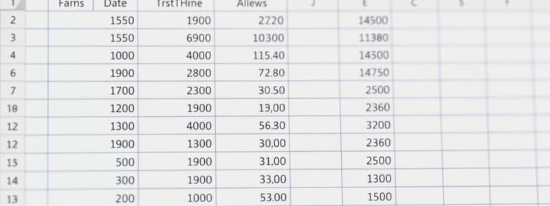 IBM Excel Data Fundamentals 1