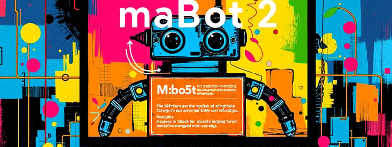 mBot2 Display Information Quiz