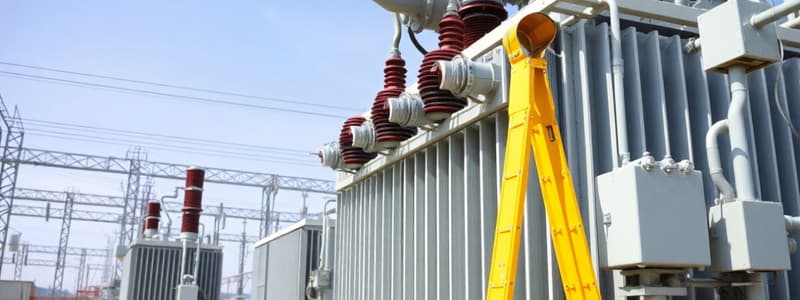 Transformer Maintenance and Functions Quiz