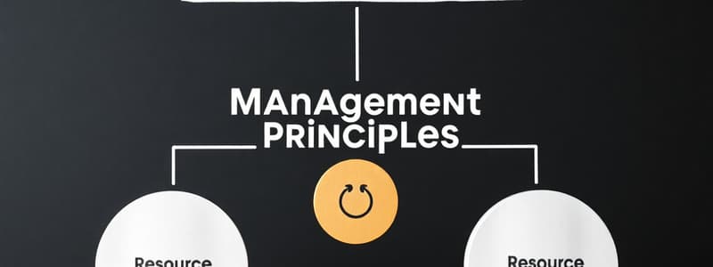 Management Principles Overview