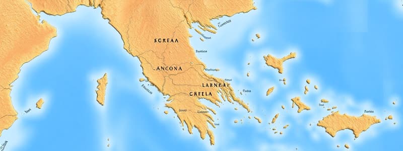 Ancient Greece Overview Quiz