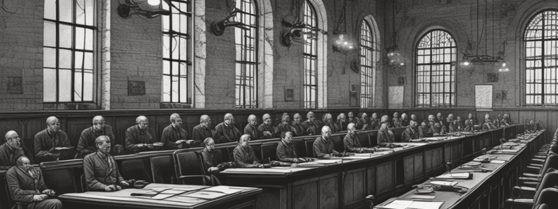 Nuremberg Trials: Dealing with Nazi War Criminals