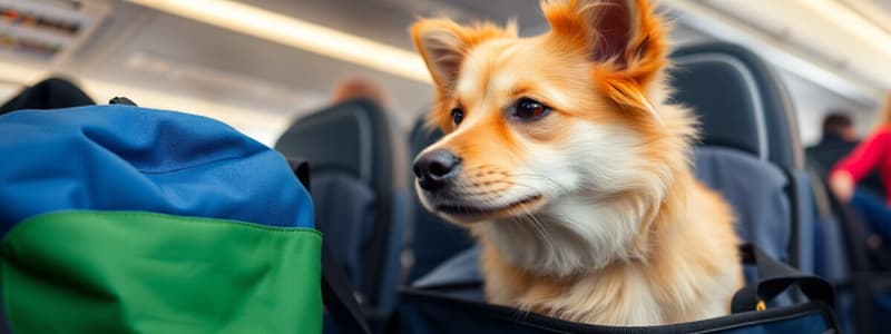 Trasporto Animali in Aereo