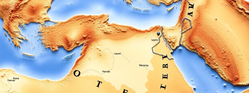 Middle East: A Geographical Overview