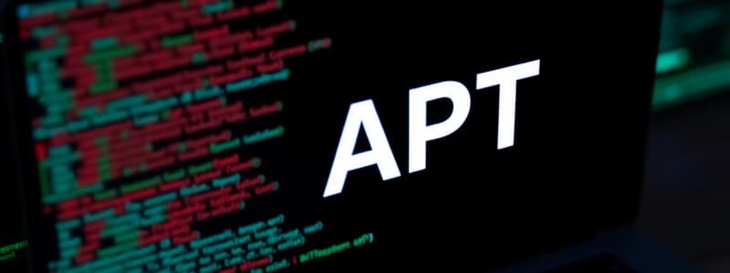 APT Hacking Core Steps