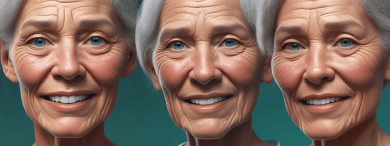 Physical Changes of Aging by Decade Quiz