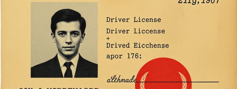 Driver's License Misdemeanors