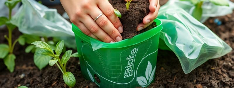 Recycling Plastic for Soil Improvement