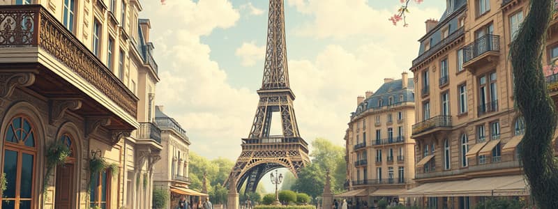 Summer Vacation in Paris