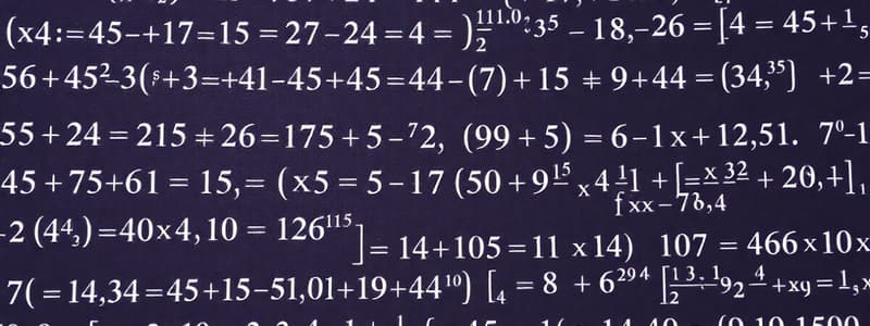 Evaluare Sumativă 1 - Matematică