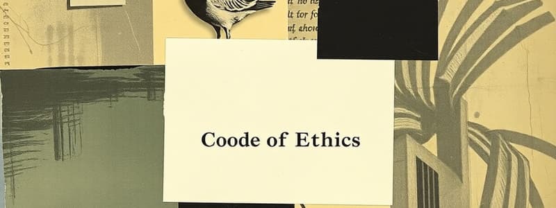 AAT Code of Professional Ethics Quiz