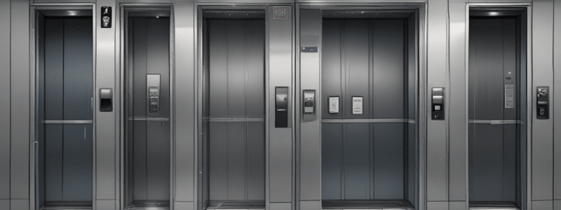 Regulations for Elevators According to RAEM