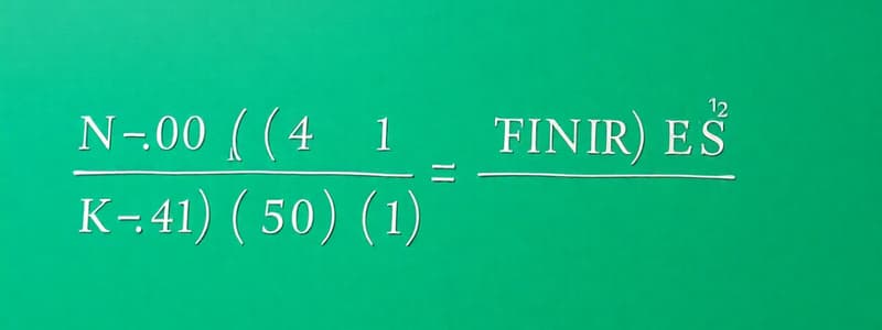 Polynomial Concepts Quiz