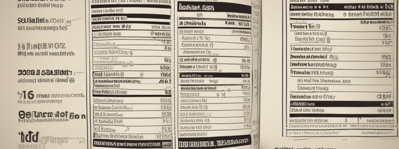 Understanding Nutritional Labeling: Protein