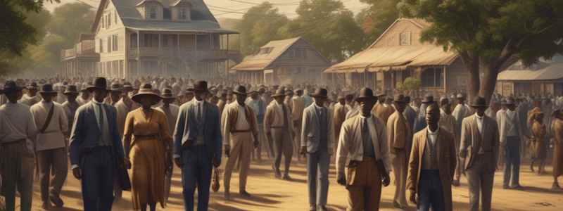 Jim Crow and the Great Migration