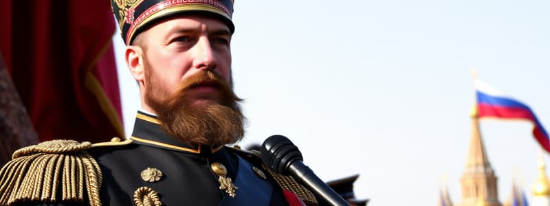 Nicholas II's Political Changes