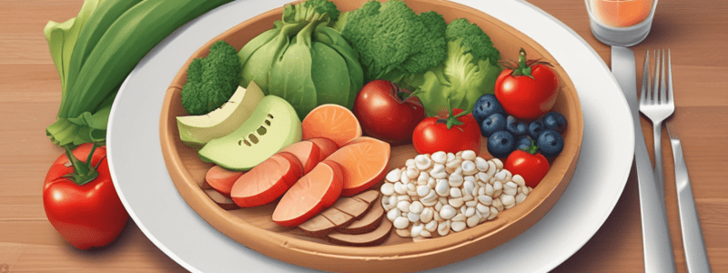 MyPlate.gov and Dietary Guidelines for Americans Quiz