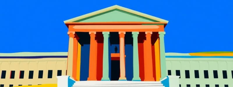 Supreme Court Functions and Jurisdiction Quiz