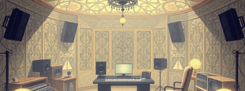 Audio Production Studio Environment