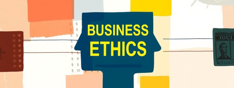 Business Ethics and Accountability