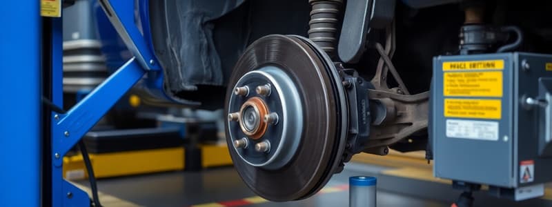 Vehicle Safety Checks and Brake Testing