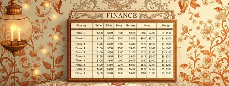 Chapitre 2 : Tableau de Financement du PCG