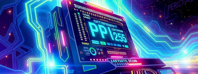 Programmable Interfacing Devices: PPI 8255