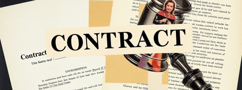 Contract Law: Formation Requirements