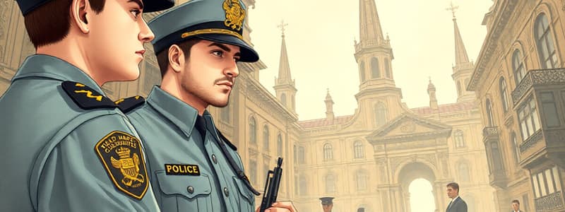 Police Origin and Functions Review