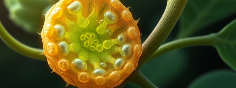 Flowering Plant Cells and Tissues