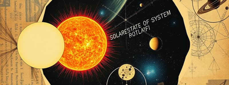 Formación y evolución del sistema solar