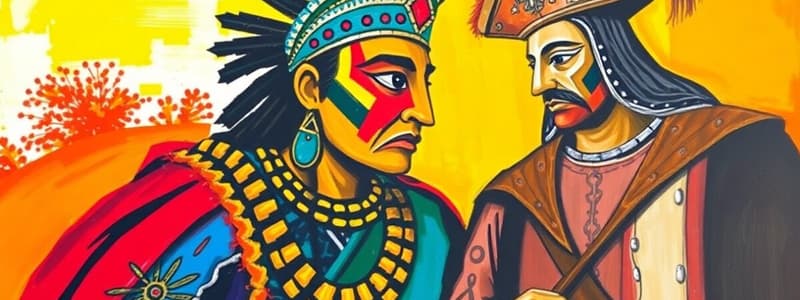 Visita de Moctezuma a Cortés