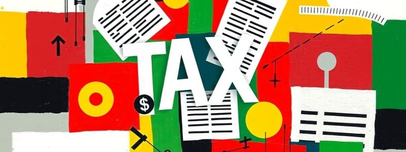 Advanced Taxation Overview