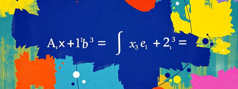 Solving Systems of Three Equations