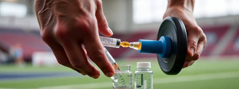 Doping in Competitive Sports