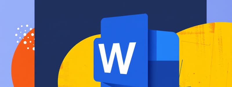 Ofimática: Microsoft Word