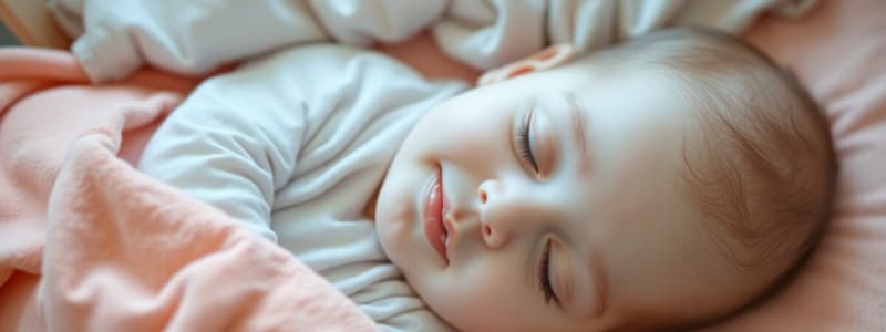 Sommeil chez l'enfant et bionettoyage du lit