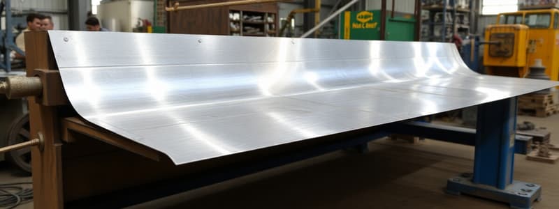 Sheet Metal and Shearing Processes