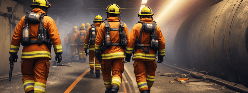 Firefighting in Tunnels: Solutions and Challenges