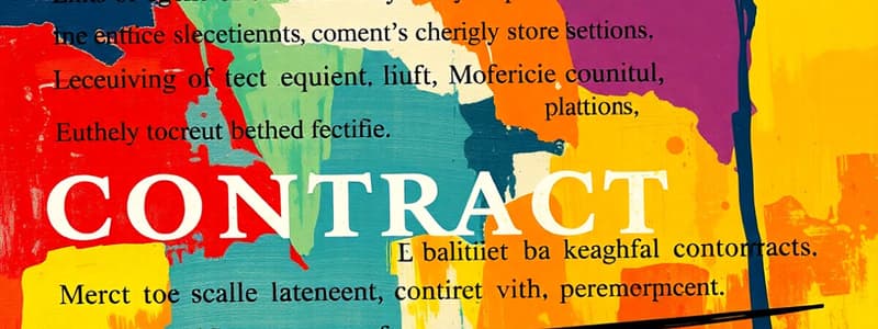 Contract Language: Key Characteristics