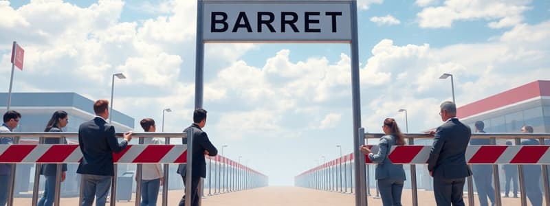 Barriere all'Entrata nell'Economia