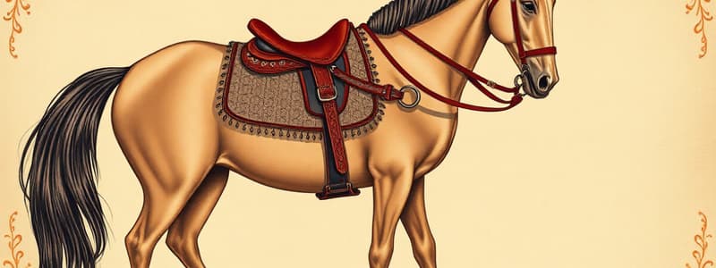 Tack Selection and Saddle Care Quiz