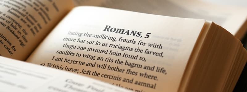 Romans 5:3-5 Flashcards