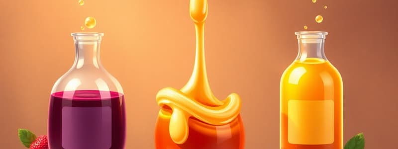 Syrups: Types and Uses