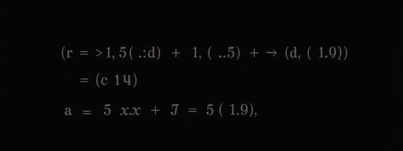 Arithmetic Operations Quiz