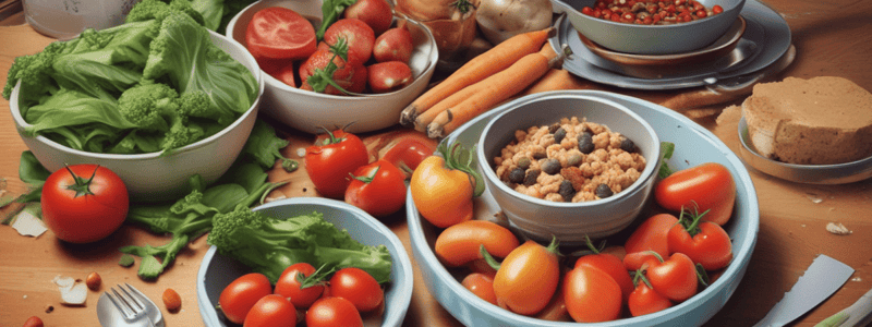 Nutrition and Food Preparation