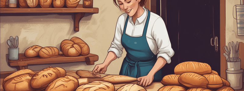 Forming an Oval Loaf in Bread Making